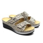 Vital slipper beige leder 291482